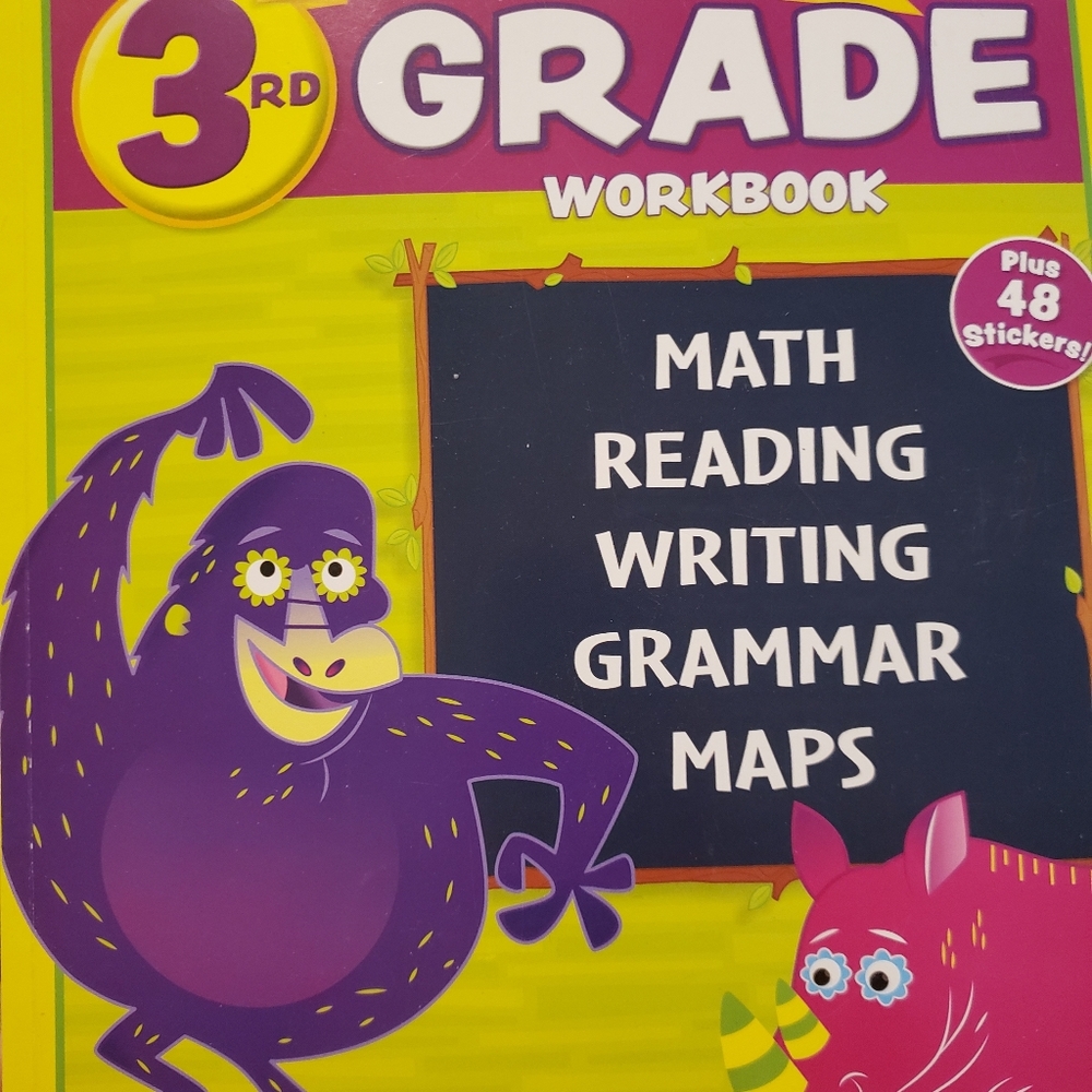 3rd GRADE BRAND NEW SCHOLASTIC WORKBOOK